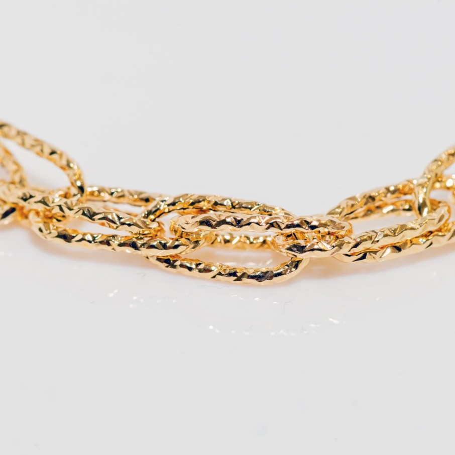 Gioielli Barron Gioielli Catena | Bracciale In Oro Giallo 18Kt