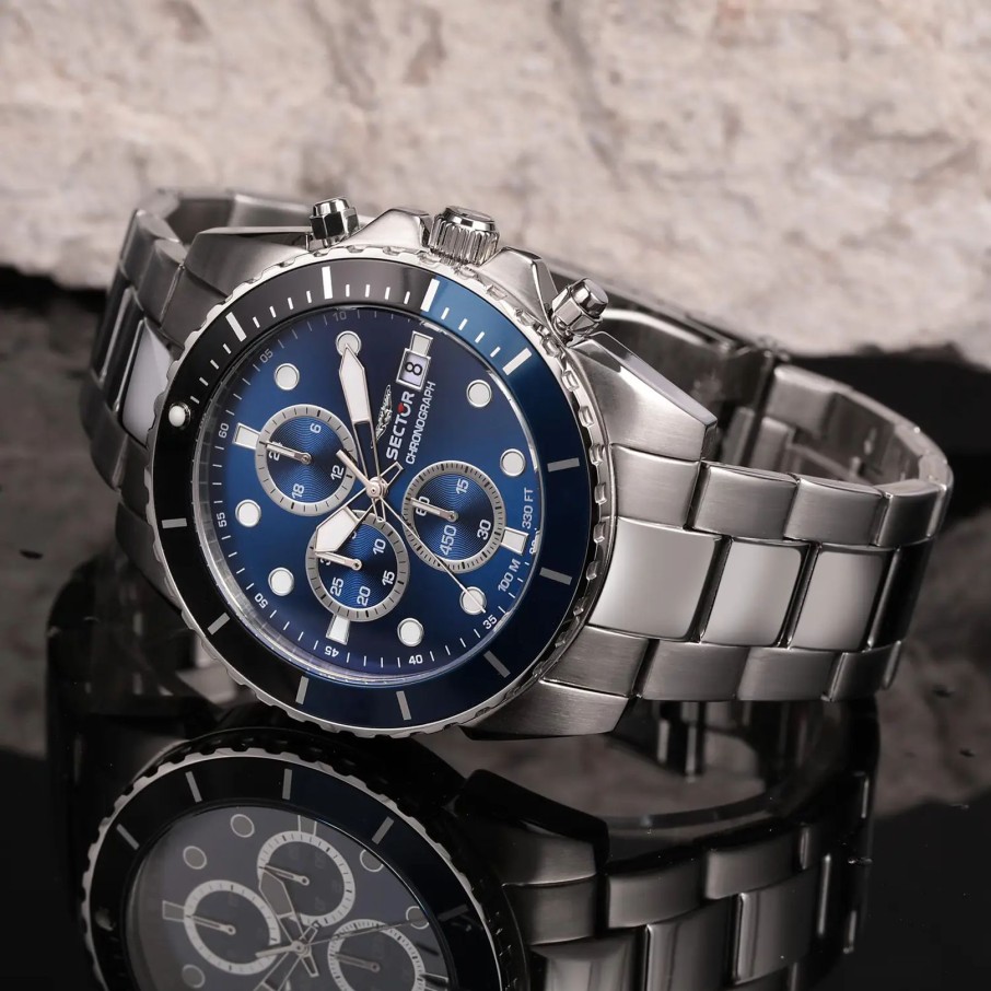 Orologi Barron Gioielli | Sector Orologio 450 Chrono Quadrante Blu