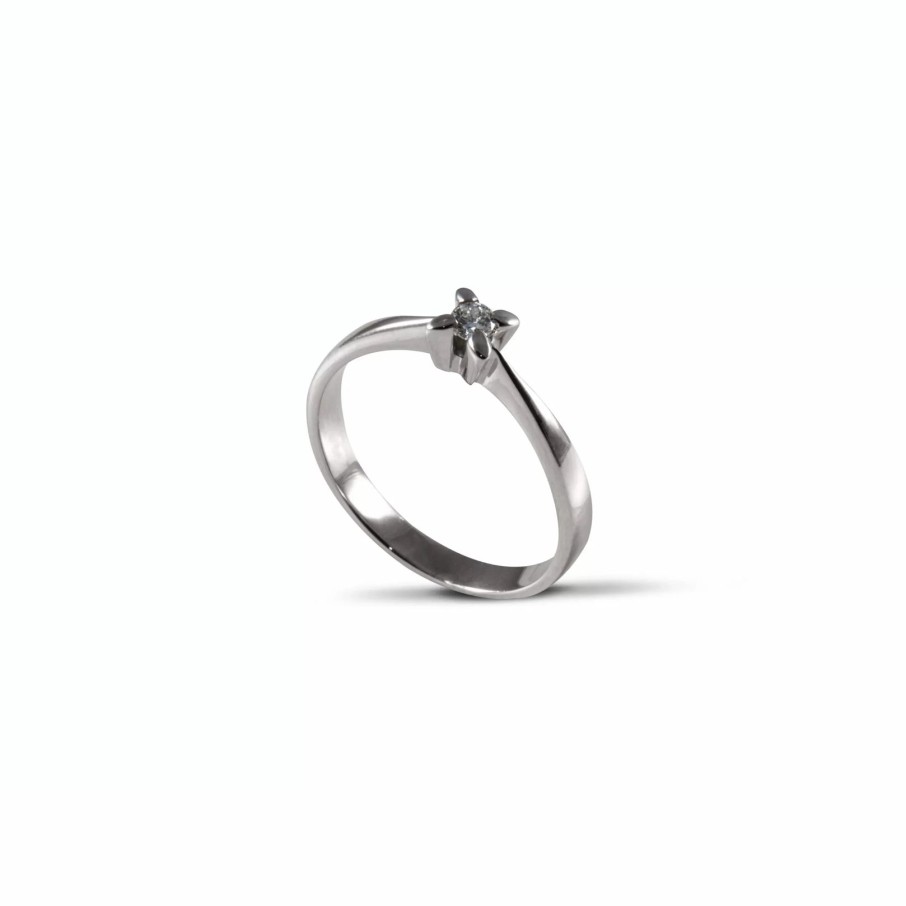 Gioielli Barron Gioielli Solitari | Anello Solitario Diamante 0.08 Ct.