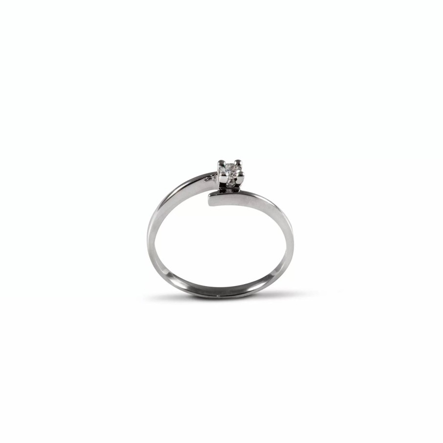 Gioielli Barron Gioielli Solitari | Anello Solitario Diamante 0.10 Ct.