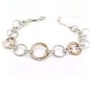 Gioielli Fraboso Argento | Bracciale Fraboso Argento Bianco E Rosa Diamantato 925