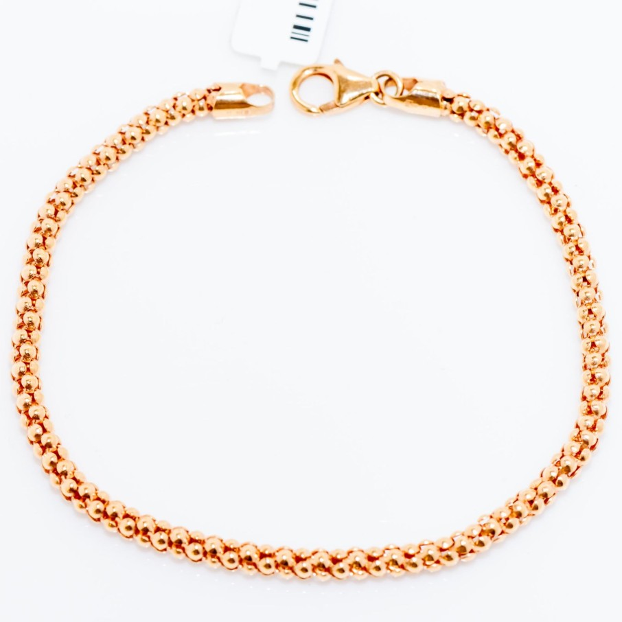 Gioielli Barron Gioielli Catena | Bracciale Fope In Oro Rosa 18Kt