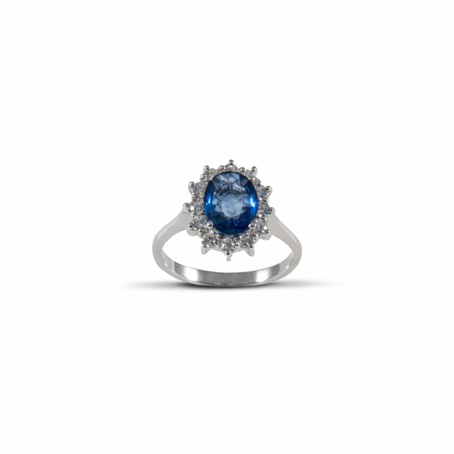 Gioielli Barron Gioielli Pietre Colorate | Anello Modello Kate Zaffiro 2.43 Ct.