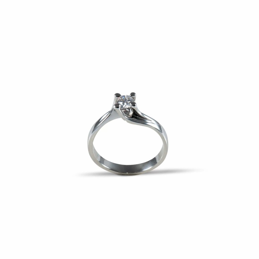 Gioielli Barron Gioielli Solitari | Anello Solitario 4 Griffe Diamante 0.40 Ct.