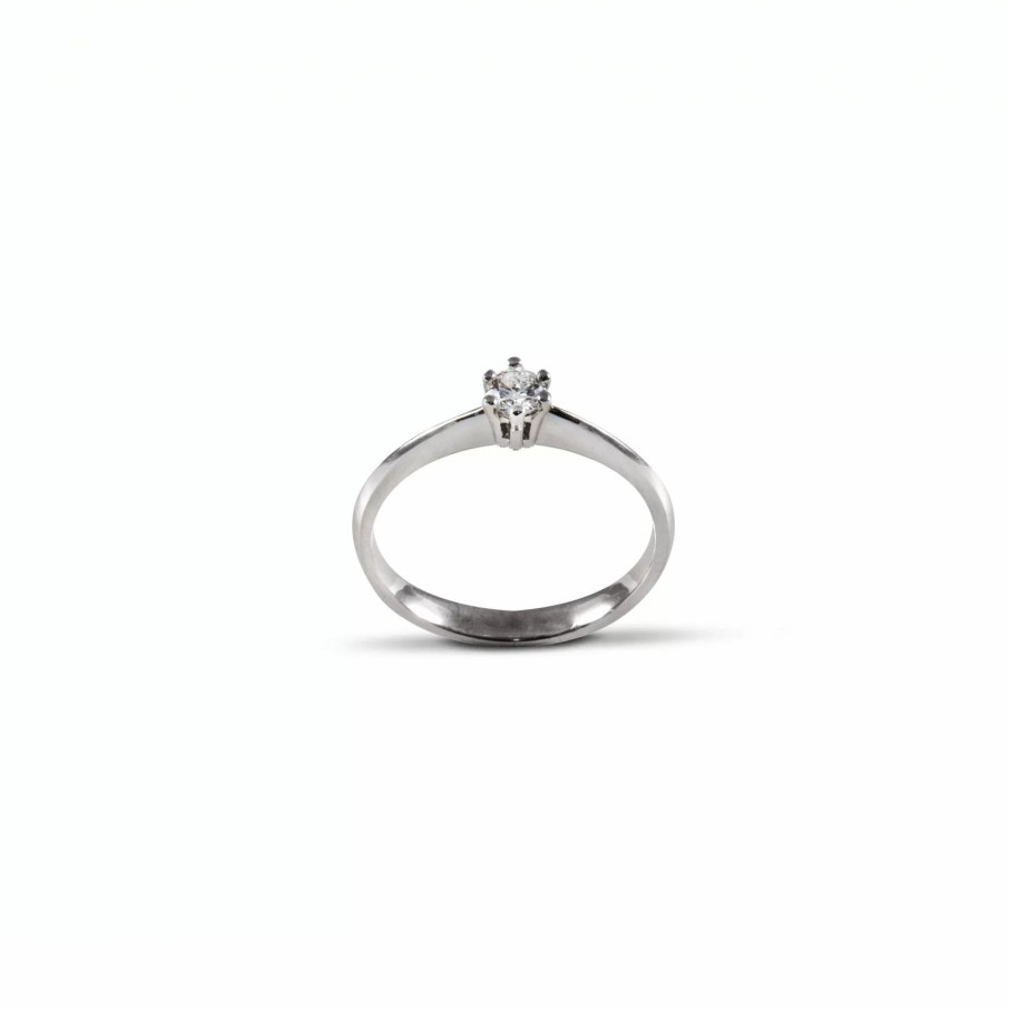 Gioielli Barron Gioielli Solitari | Anello Solitario Diamante 0.19 Ct.