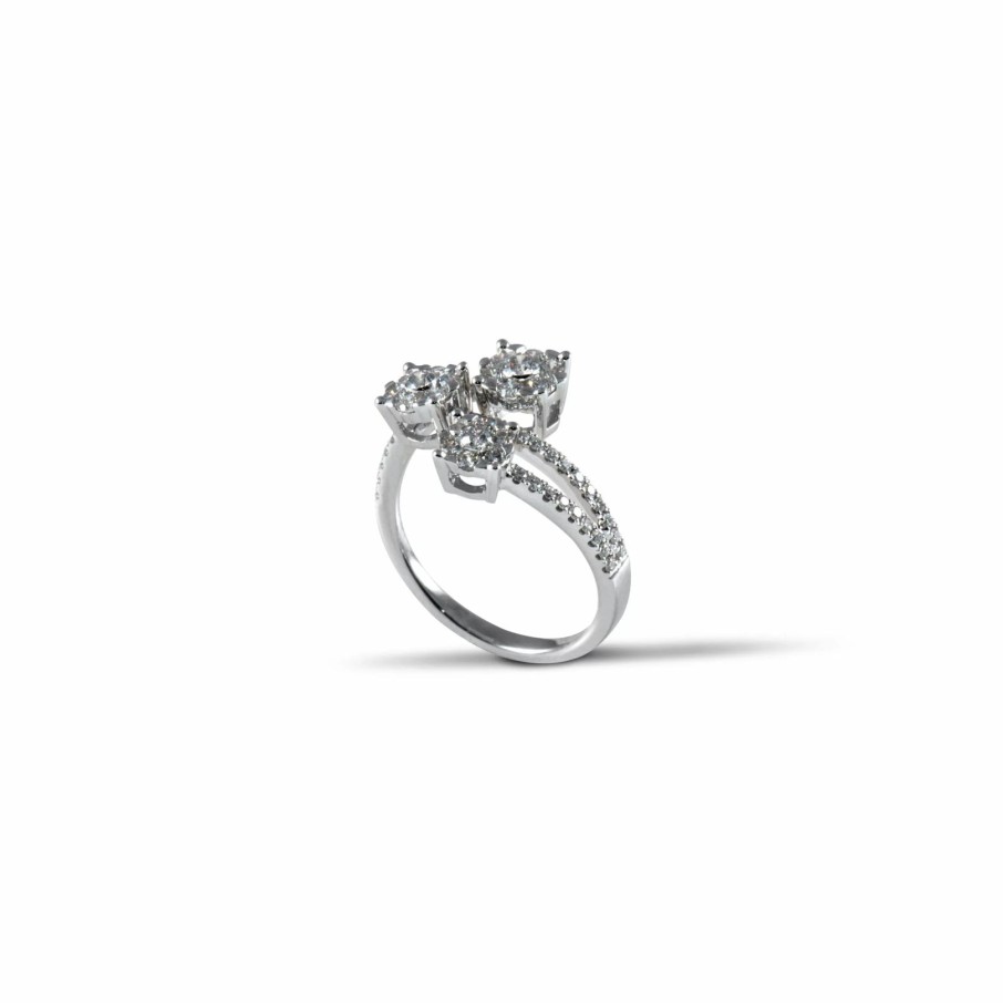 Gioielli Barron Gioielli Trilogy | Anello Trilogy Diamanti 0.79 Ct.