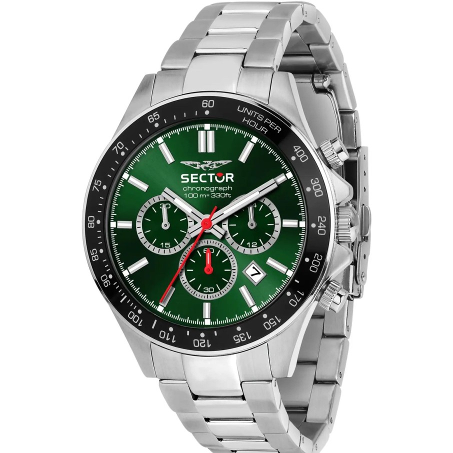 Orologi Barron Gioielli | Sector Orologio 230, Chrono Quadrante Verde