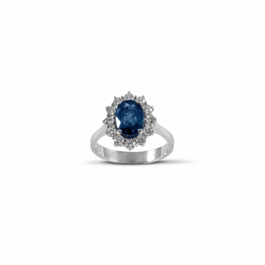 Gioielli Barron Gioielli Pietre Colorate | Anello Modello Kate Zaffiro 1.82 Ct.