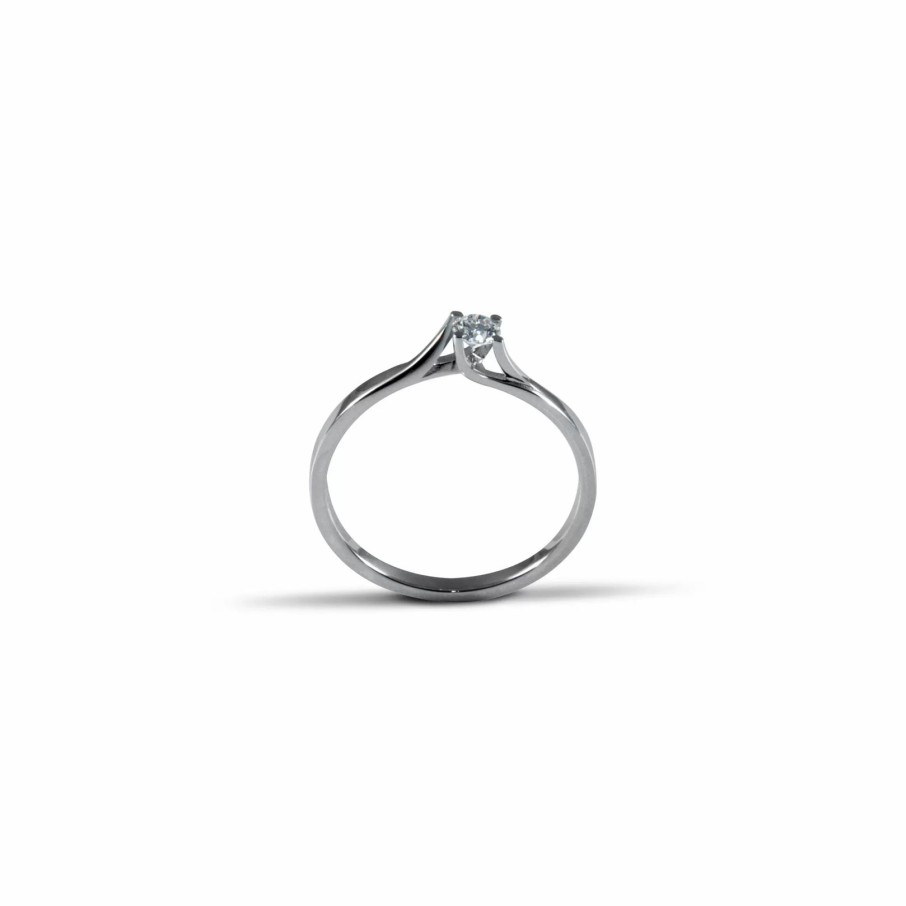 Gioielli Barron Gioielli Solitari | Anello Solitario Griffe Diamante 0.15 Ct.