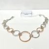 Gioielli Fraboso Argento | Bracciale Fraboso Argento Bianco E Rosa Diamantato 925