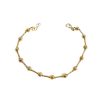 Gioielli Barron Gioielli Catena | Bracciale Palline Oro Giallo Diamantato