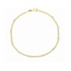 Gioielli Barron Gioielli Catena | Bracciale Oro Giallo Con Boule Diamantate Bianche