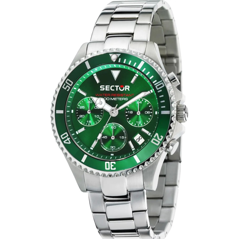 Orologi Barron Gioielli | Sector Orologio 230, Chrono Quadrante Verde Diver