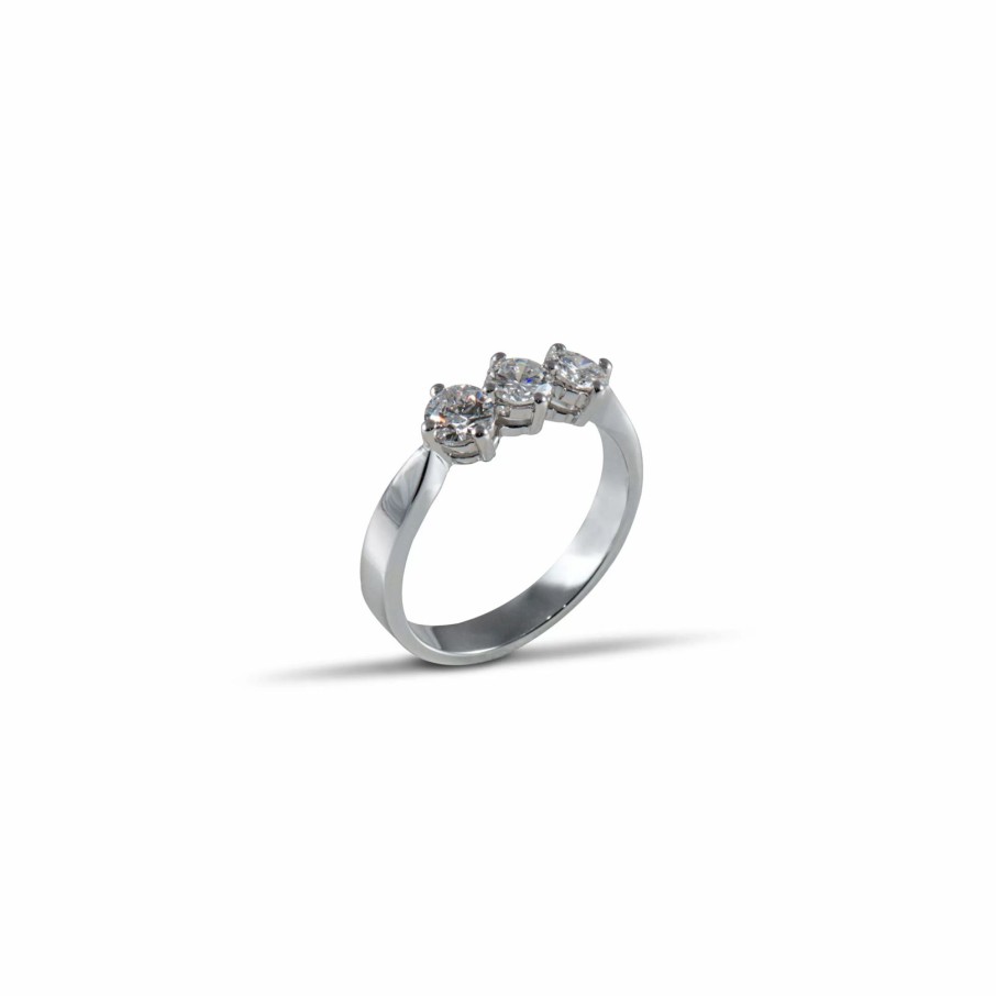 Gioielli Barron Gioielli Trilogy | Anello Trilogy Rombo Diamanti 0.81 Ct.