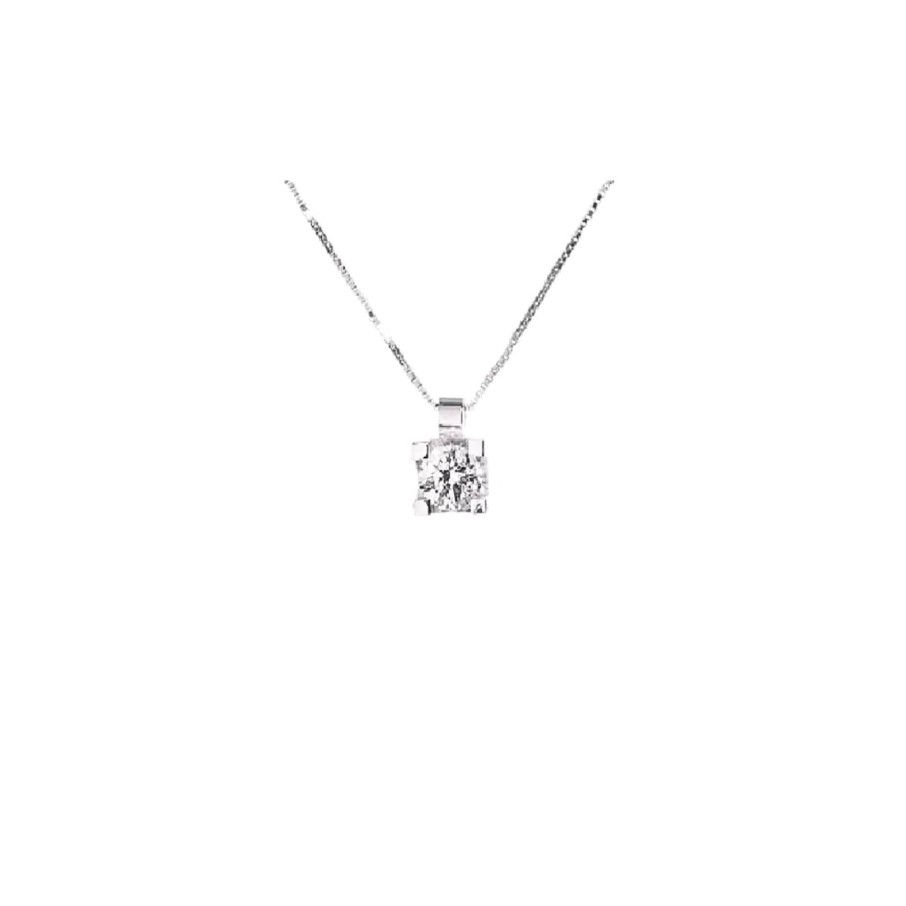 Gioielli Barron Gioielli Punto Luce | Girocollo Punto Luce 0.24 Ct Griffe