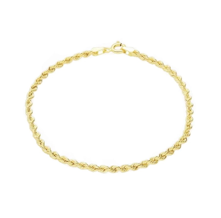 Gioielli Barron Gioielli Catena | Bracciale Corda Oro